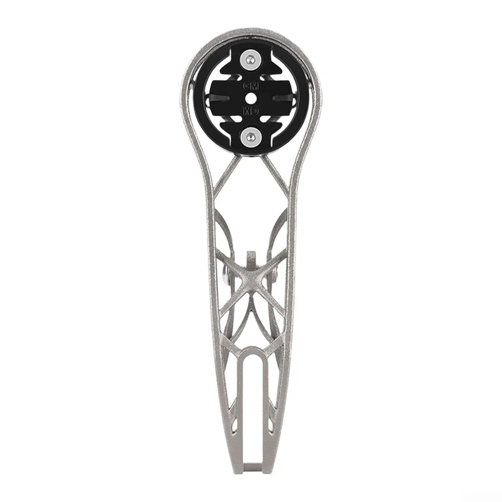 Wahoo Bolt - Supporto da bicicletta in lega per computer GPS Garmin Edge, ultra leggero, 26 g, per dispositivi da 2,5" (titanio)