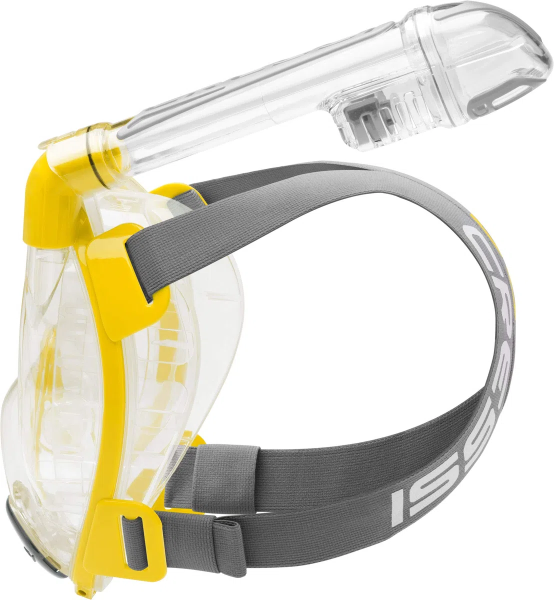 CRESSI Baron Full Face Mask - Integral Anti Fog Snorkel Comfortable Full Face Mask with Exhalation Valve and Dry Snorkel