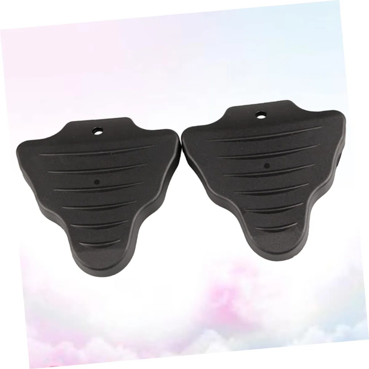 INOOMP 3 Paia Manicotto della serratura della bicicletta protezione della tacchetta della bici copertura della tacchetta del pedale della bici Accessori per pedali da ciclismo Black