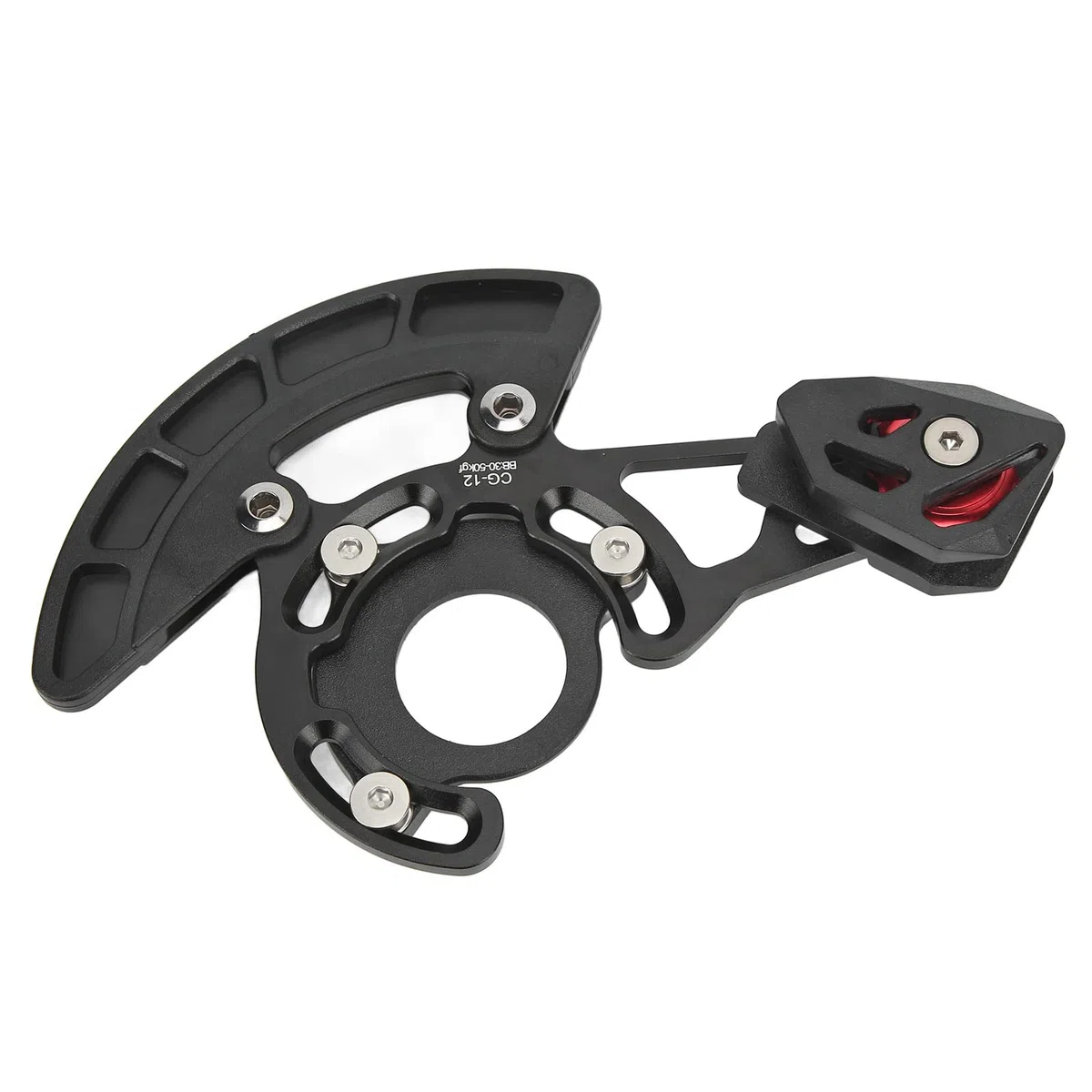 Guidacatena per Bici, Protezione Catena per Bici in Lega di Alluminio e Nylon, Catcher Guida Catena Leggero, Paracatena di Ricambio per Bici per Ciclismo