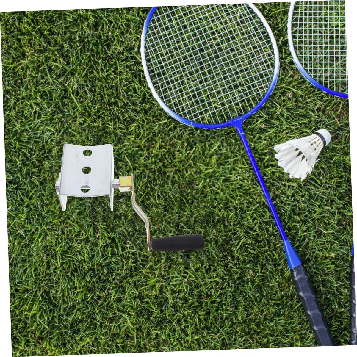 Cabilock Tenditore per Corde in Ferro Argento per Pali da Pallavolo e Badminton Facile Regolazione, Accessorio per Attrezzatura da Palestra Domestica in Comunità e Palestra