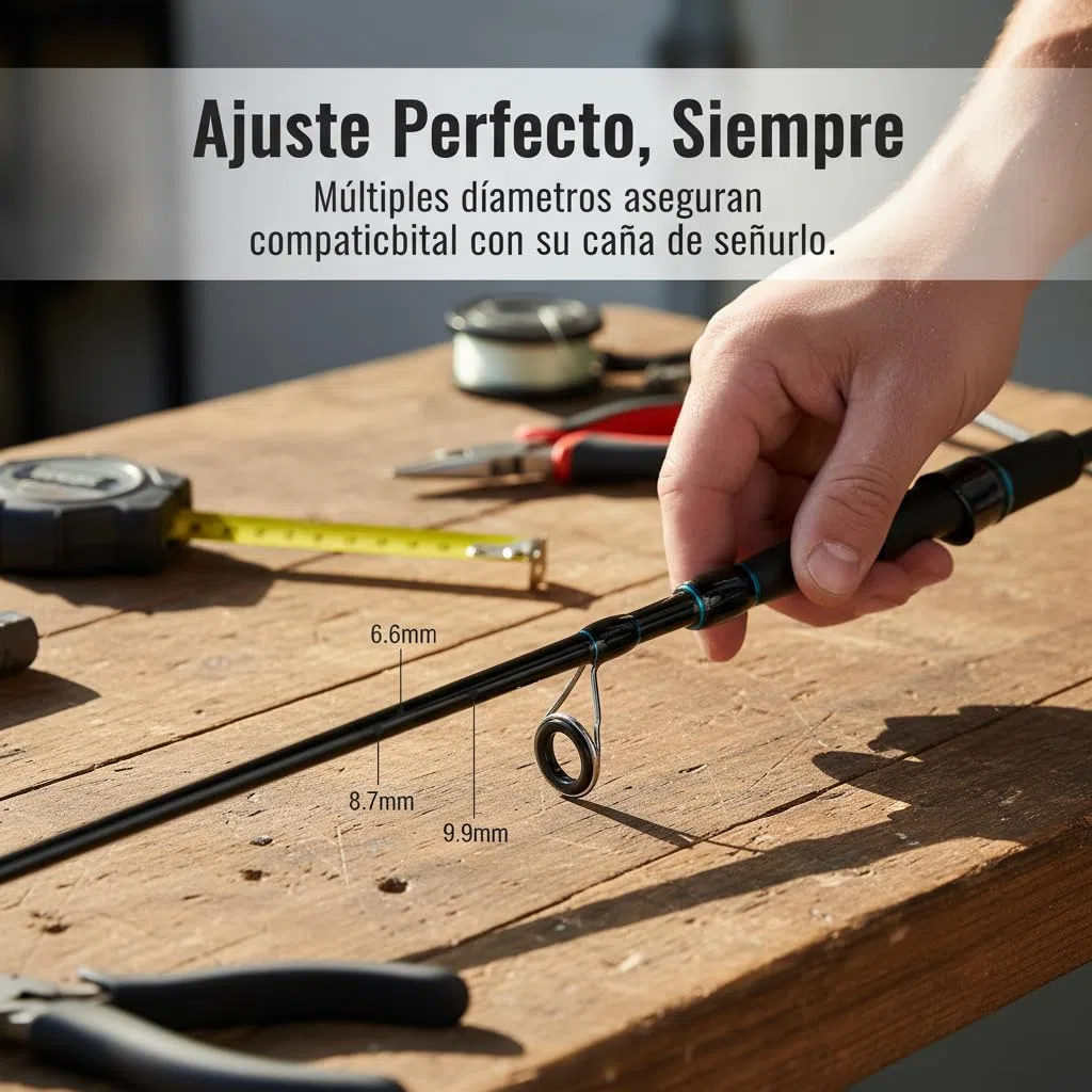 per Canna da Pesca a Esca Composita, 2.1m, Diam. 9.9mm | Resistente all'usura, per , Pesca costiera, Per pescatori dilettanti