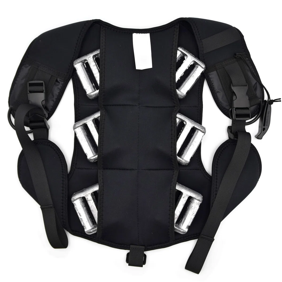 Schienalino in Neoprene con Zavorre Namaka | Per Apnea, Pesca Sub, Snorkeling | Supporto Zavorra o Galleggiante – Gilet Regolabile Multifunzione
