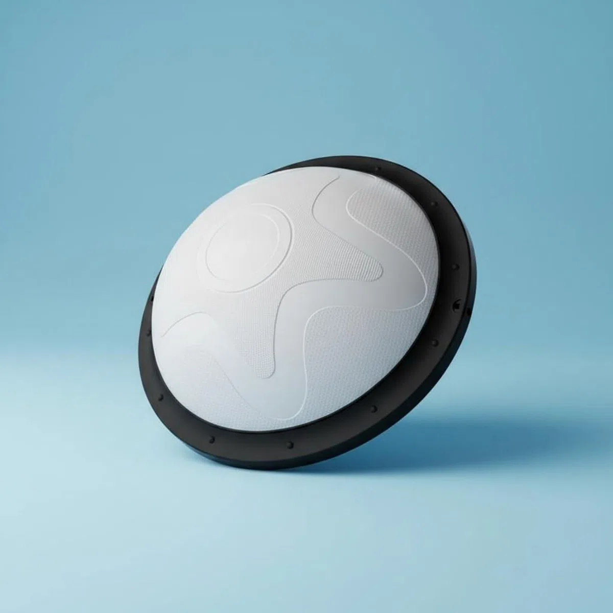 Balance Training Ball per Esercizi Ginnici E Stabilità con Base Antiscivolo EVA per Allenamenti Stretching Squat Potenziamento Muscolare Adatto a Casa E Palestra