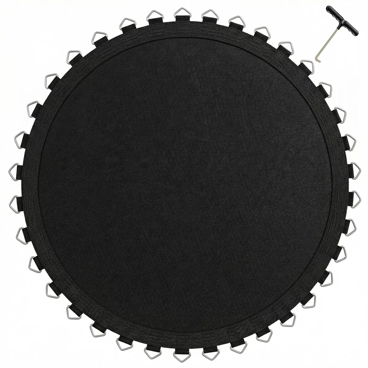 Tappeto Elastico Telo Ricambio, Alto Elastico Ricambio Tappeto Telo Elastico, Trampolino Diametro 244 305 366cm, Resistente all'Acqua, Resistente Ai Raggi UV