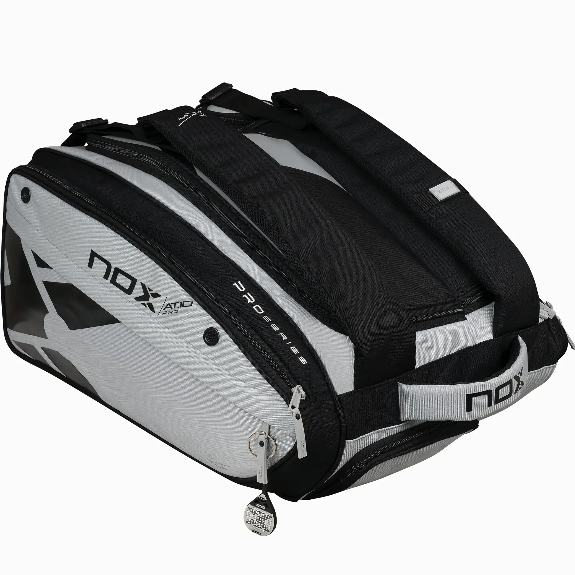 NOX Borsa per racchette AT10 Competition XL Compact Grigio/Nero