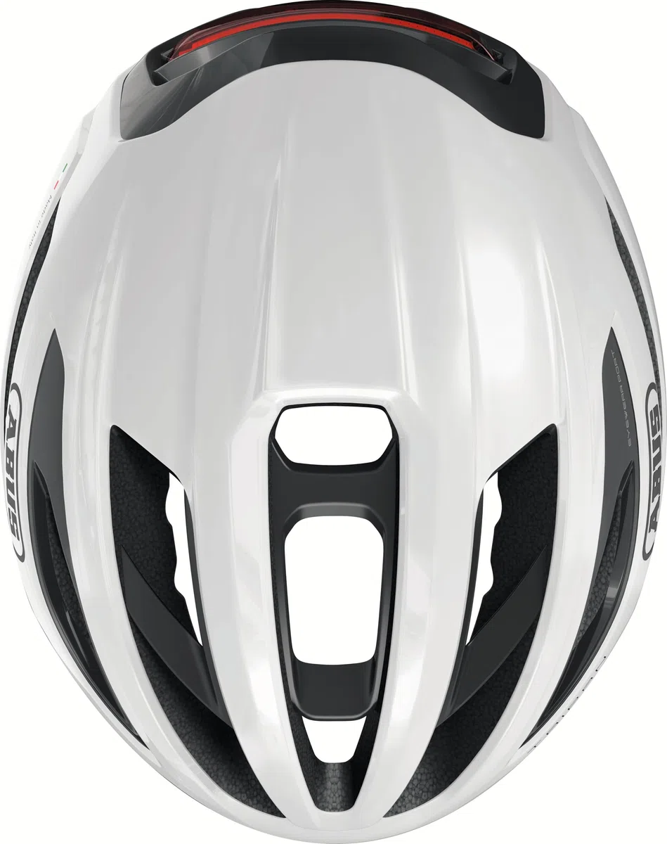 ABUS Casco Gravel, modello Taipan LED – Casco da bicicletta con luce per bicicletta Gravel, leggero, versatile e ben ventilato, con supporto per occhiali, per ragazzi, donne e uomini