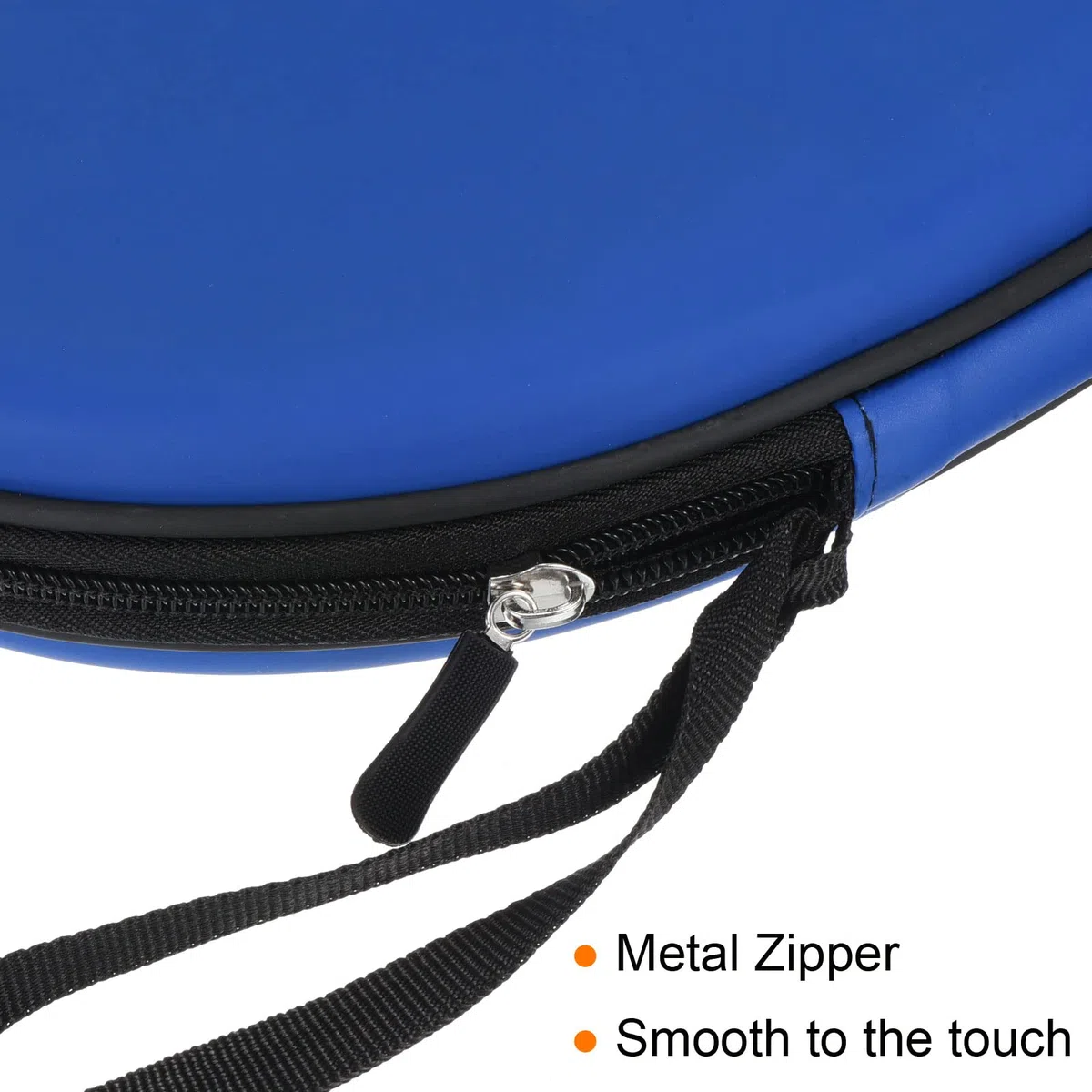 PATIKIL Tavolo Tennis Racchetta Custodia, 2pz Ping Pong Paddle Custodia Dura Copertura Contenitore Borsa Zucca Forma per Sport Accessori, Blu