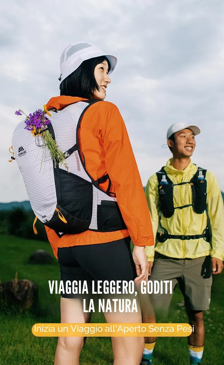 AONIJIE Zaino da arrampicata all'aperto, 18 l, per escursioni