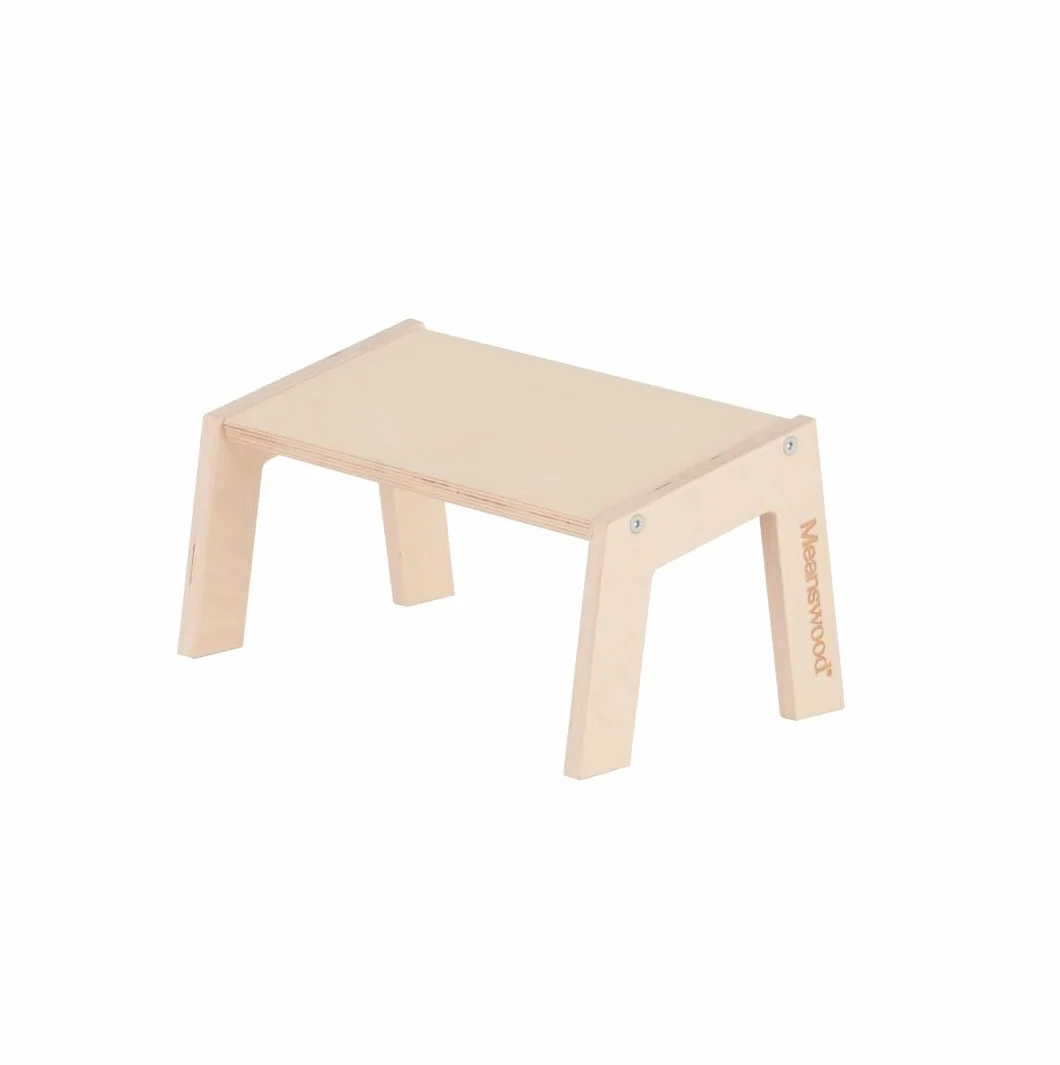MeansWood Panca Ergonomica da Meditazione, Sgabello in Legno per Meditazione, Sedia Posturale, Relax Profondo
