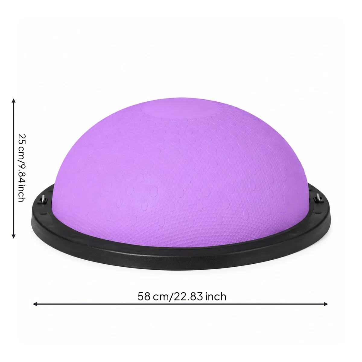 Ball Tavola di Equilibrio Sfera Semisferica Piattaforma Cuscino Propriocezione Cupola Testurizzata Base Stabile a Terra Materiale PVC PP Adatta per