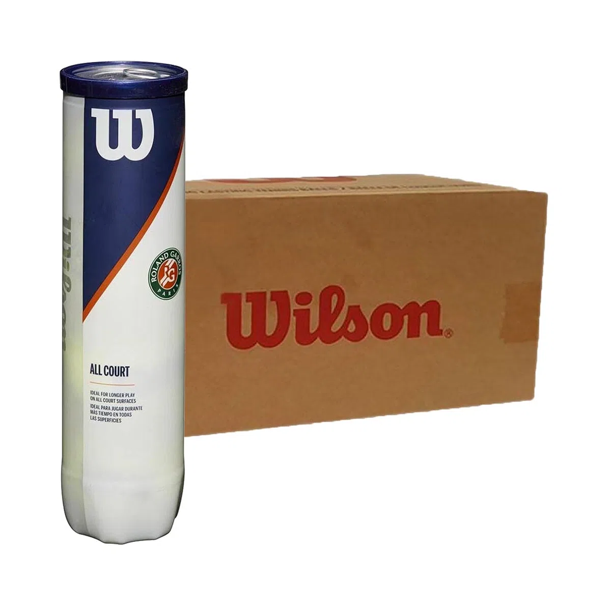 Wilson Roland Garros All Court Box (18 Tubi da 4 Palline)
