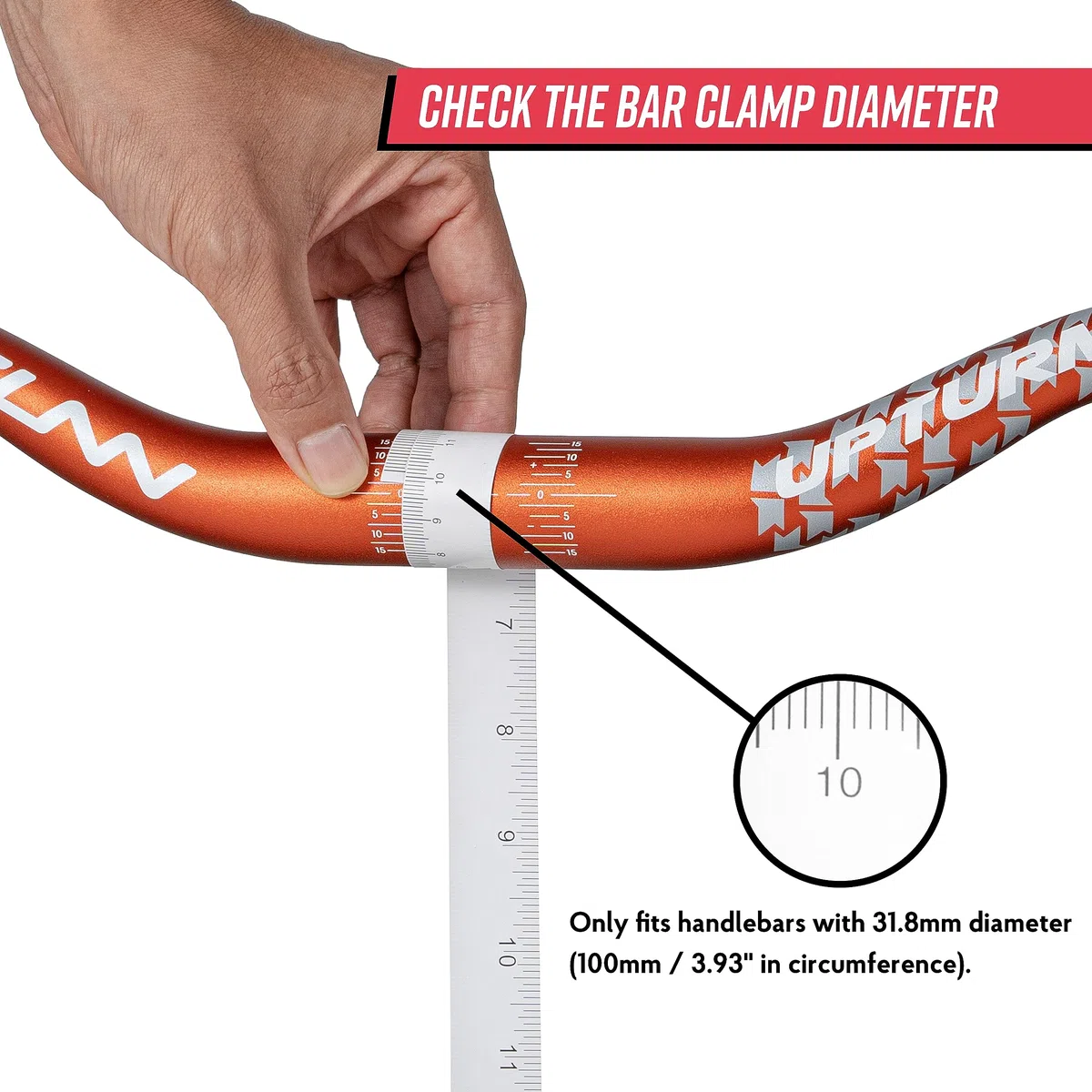 Funn Upturn Manubrio da Mountain Bike ad Alta Alzata con Morsetto da 31.8mm e Larghezza 785mm, Manubrio Rialzato in Lega Durevole e Leggero per MTB e BMX, Alzata di 40mm Manubri MTB (Nero)