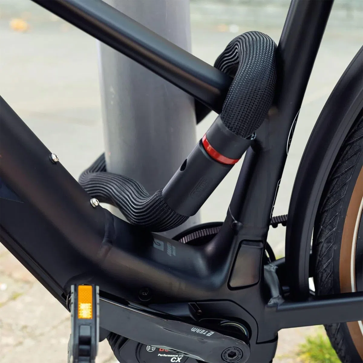 Catena ABUS Goose Lock - antifurto per Bici in Acciaio temprato, Pieghevole e a Memoria di Forma - Spesso 6 mm - con Chiave - Livello di Sicurezza ABUS 7