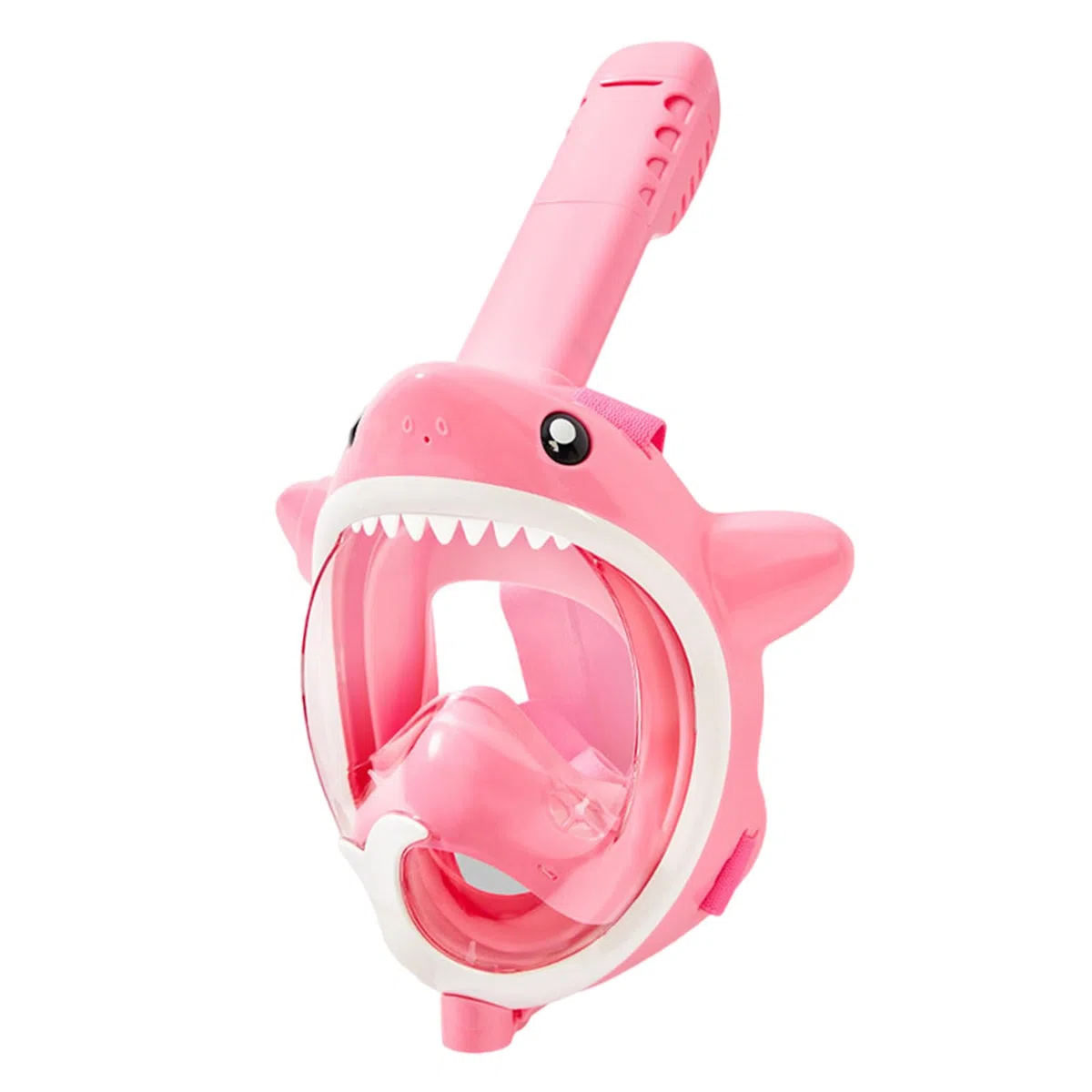 Maschera da snorkeling integrale con sistema di respirazione Dry Top, per bambini, pieghevole, vista panoramica