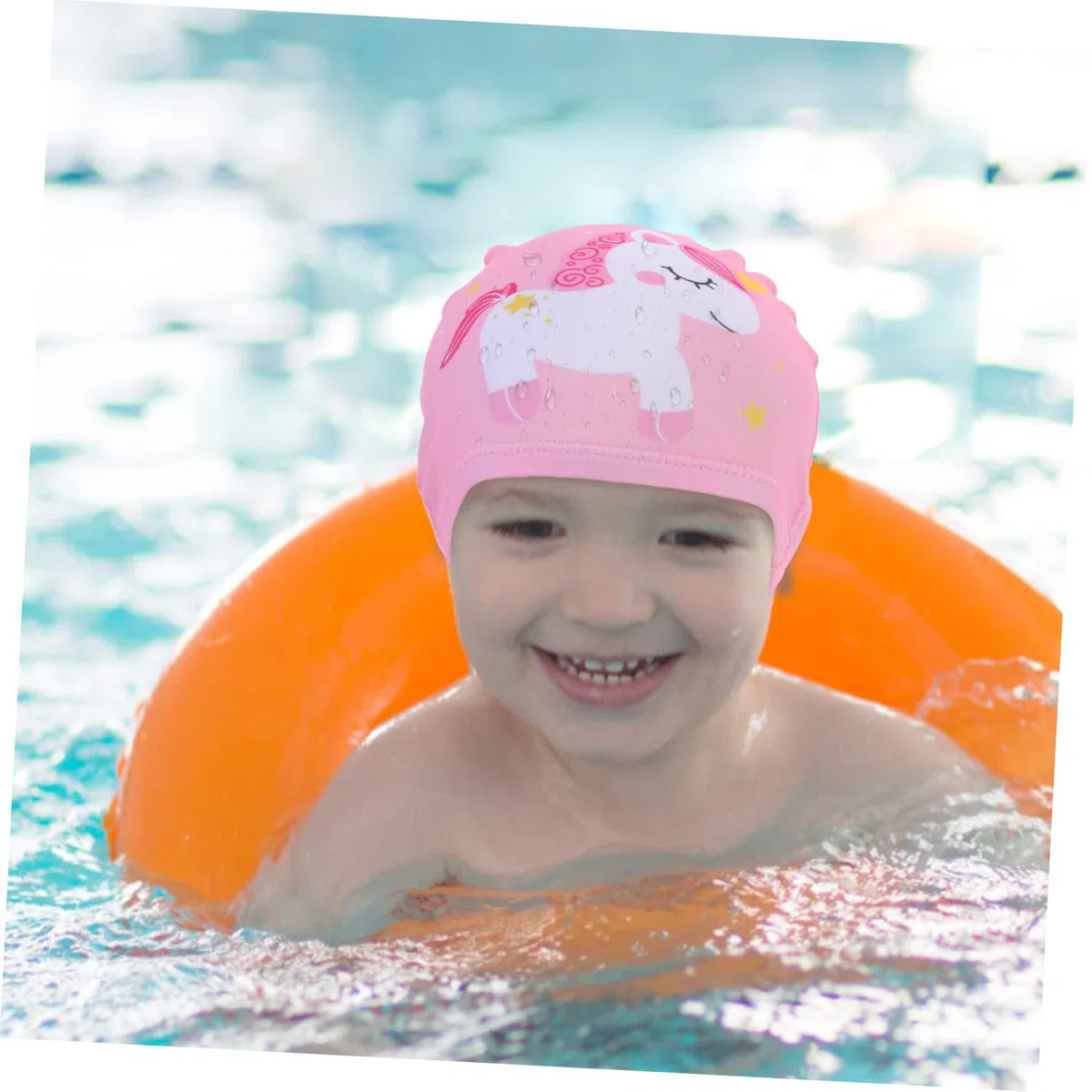 BESPORTBLE Cuffia Da Nuoto Caps Cuffie Da Doccia Per Cuffie Da Nuoto Cuffie Da Bagno Dei Cartoni Animati Cappelli Da Bagno Swim Capp Per Rosa Poliestere