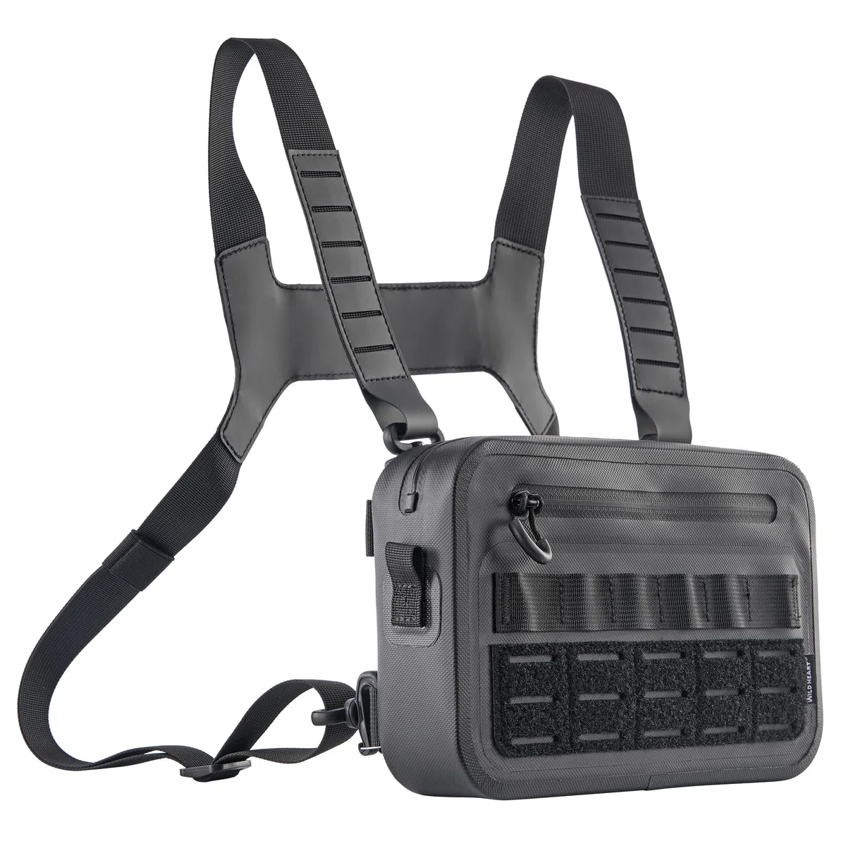 WILD HEART Borsa da Petto Sportiva per uomo Donna Borsa da Moto Multifunzione Tattica con Pacchetto Petto Completamente impermeabile per Attività all'aperto