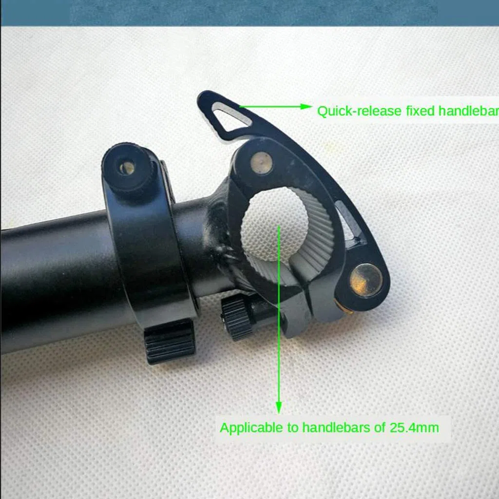Manubrio pieghevole per manubrio telescopico, in alluminio, 25,4 mm