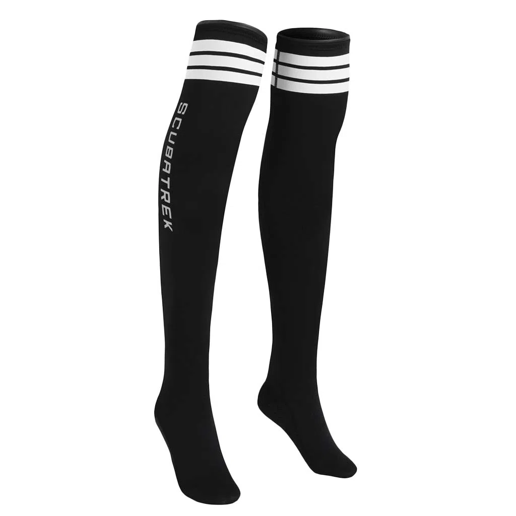 Perfeclan Calzini Lunghi in Neoprene Impermeabile da 1,5 Mm Calzini Lunghi per Immersioni Subacquee, Snorkeling, Nuoto, Sport Acquatici