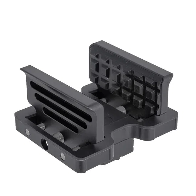 Arca-Swiss Testa Morsa porta fucile per treppiede 1/4" & 3/8" Supporto da tiro, Testina universale morsetto carabina per bastoni e treppiedi