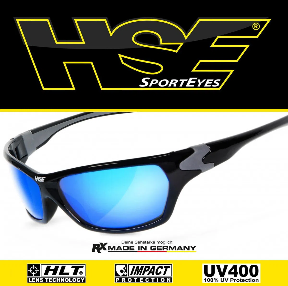 Sport Occhiali Sport Occhiali da sole occhiali da ciclismo Highsider Laser Blue