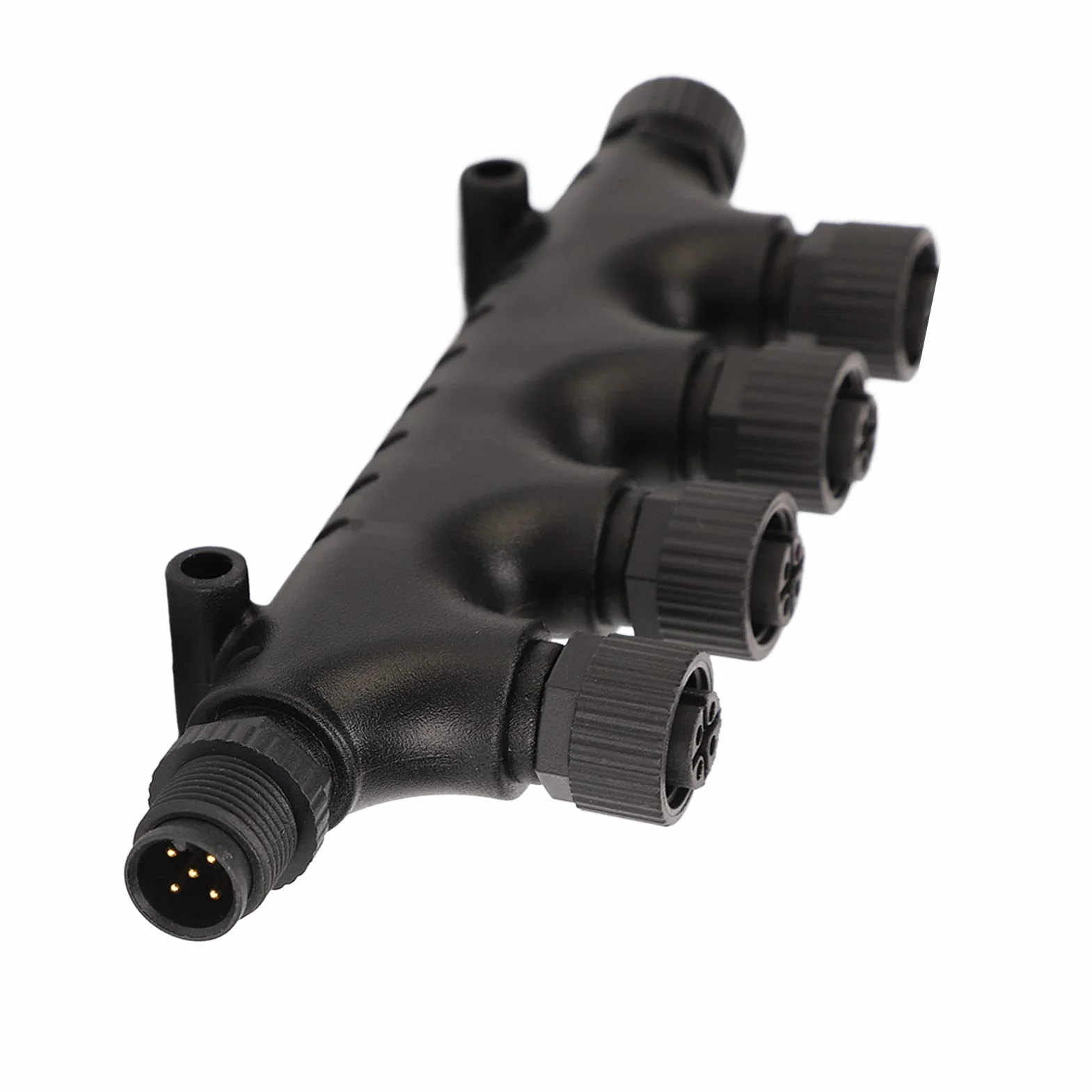 2000 Network T,Nmea 2000 4 Port,Nmea 2000,Nmea 2000 T Connectorfor Nmea 2000 N2K 4 Ports Tee Connector M12 5 Pin Ip67 Waterproof Per Lowrance Networks