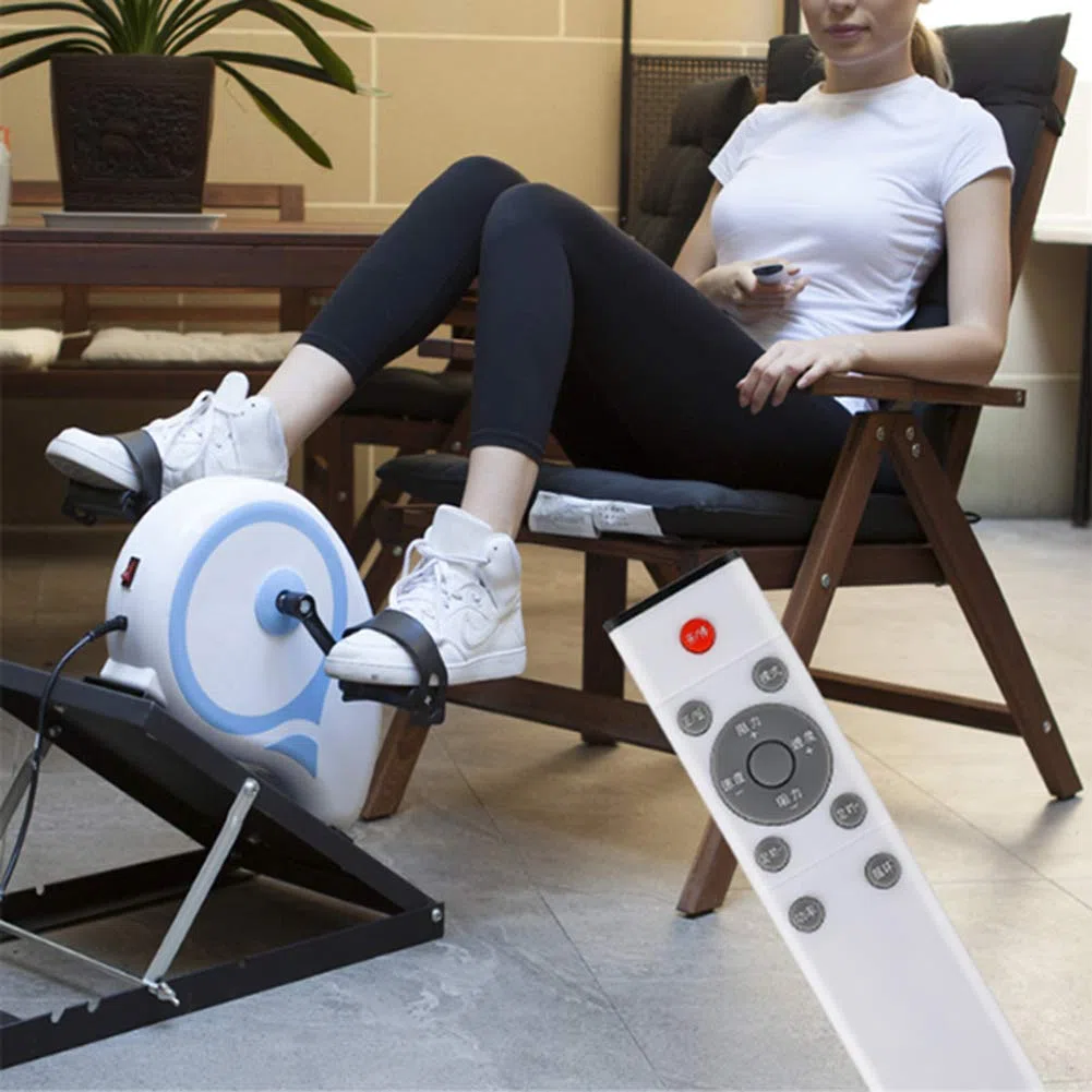 Tapis roulant Pieghevole Cyclette Pedaliera per Braccia e Gambe Dispositivo Elettrico per l'allenamento riabilitativo degli Arti Superiori e Inferiori