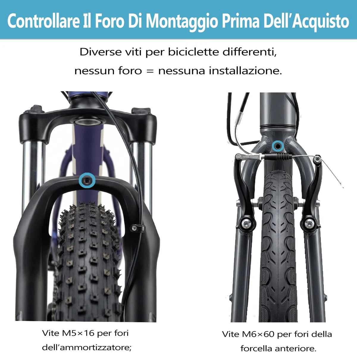 Portapacchi anteriore per bici, BFR0102FT