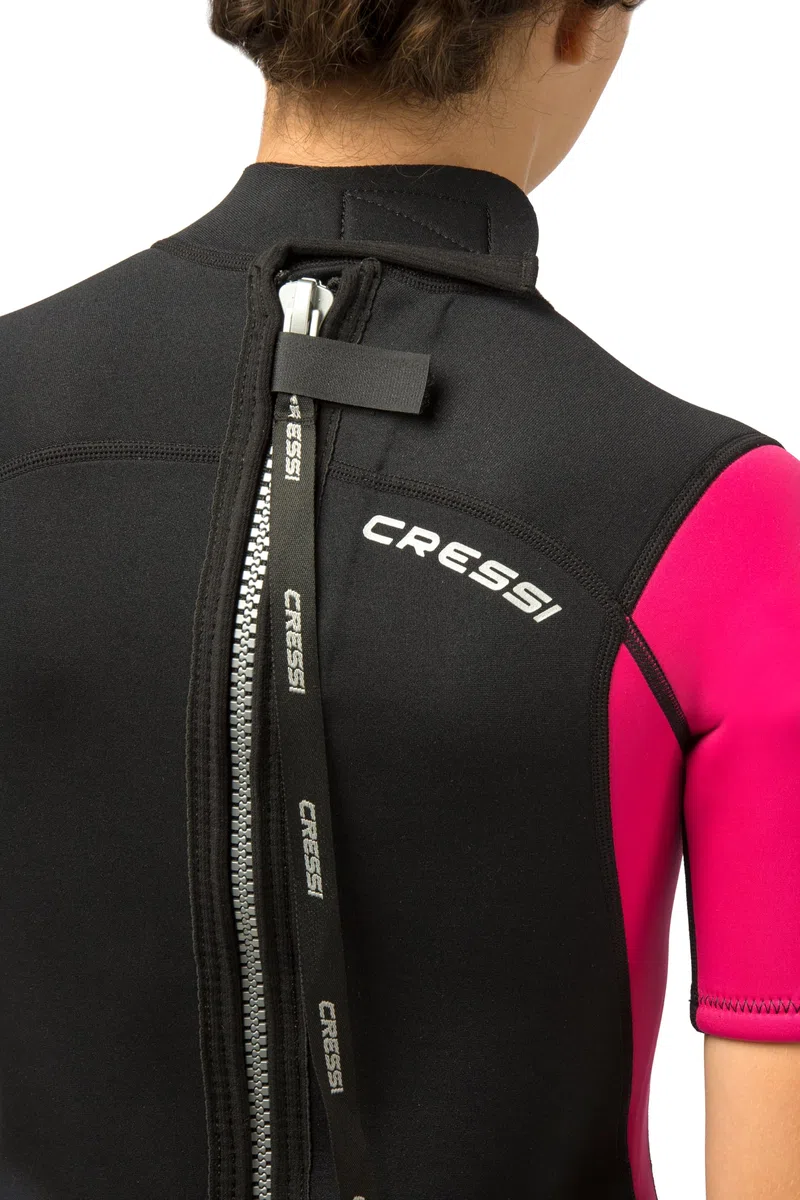 Cressi Shorty Junior Muta per Snorkeling, Surf, Paddleboarding - per bambini dai 2 ai 13 anni | Realizzata in neoprene a doppia fodera da 3 mm, ideale per acqua fredda media | Med X Junior: progettata