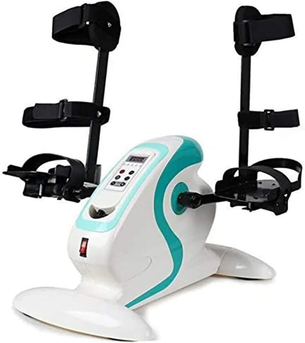 Cyclette elettrica con pedalata assistita, mini cyclette portatile con pedalata assistita, cyclette motorizzata per disabili e portatori di handicap, cyclette elettrica con supporto per protezione g