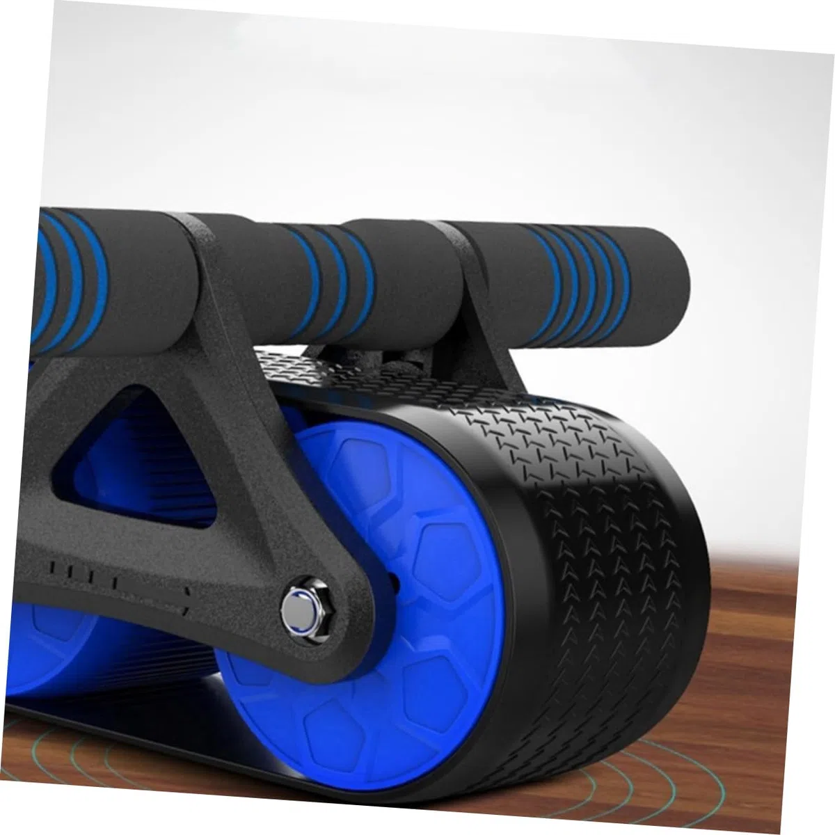 Abaodam Ruota Addominali Fitness Spessa in Abs con Manici in Gomma Antiscivolo Roller Addominali Silenzioso per Allenamento Core e Ruota Addominale Stabile per Tonificazione e Perdita