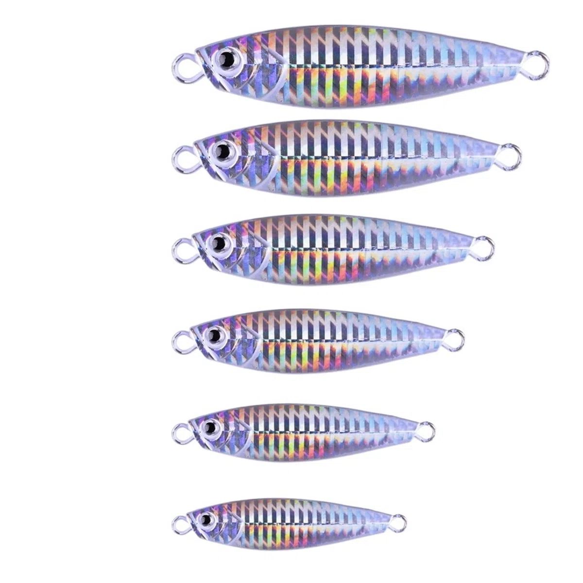 XILILHC 6 Pz/Lotto Maschere di Metallo Esche 7g 10g 15g 20g 30g 40g Richiamo di Pesca Jig Spoon Spinnerbait Esche Pesce Jigging Attrezzatura da Pesca in Mare