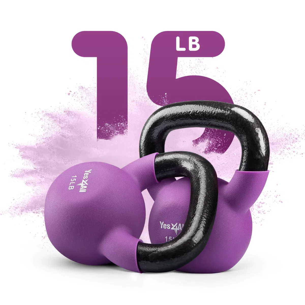 Yes4All Set di manubri regolabili con piastre di peso/connettore – Attrezzatura per esercizi – Opzioni di dimensioni da 18 kg a 90 kg