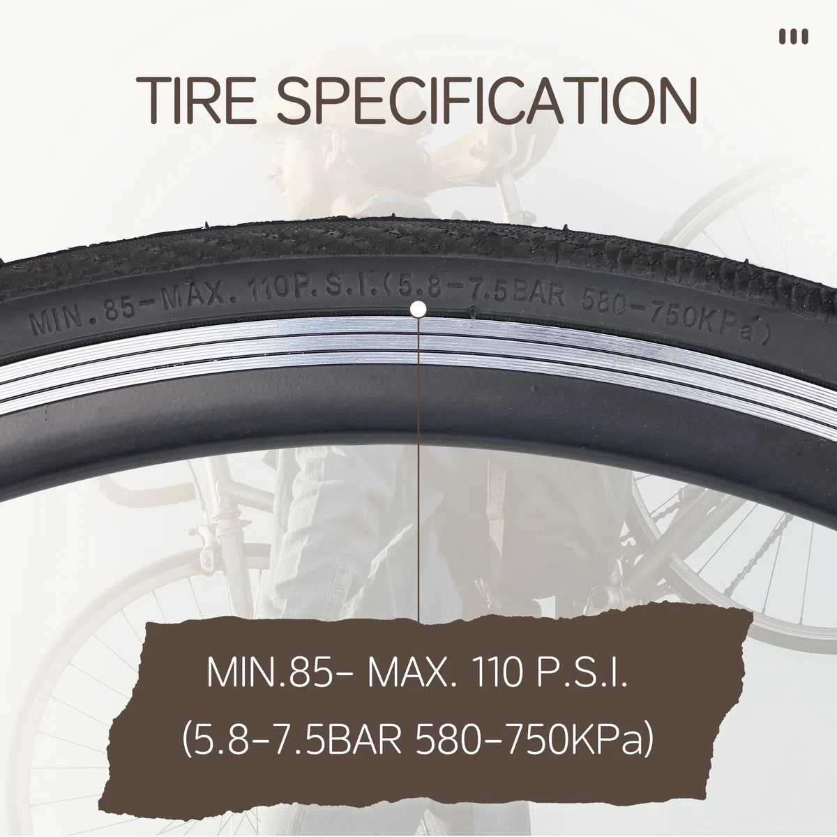 Pneumatico per bici da 700 x 25C/28C, antiscivolo, pieghevole, di ricambio, per tutti i terreni, confezione da 2 con leve per bici da strada
