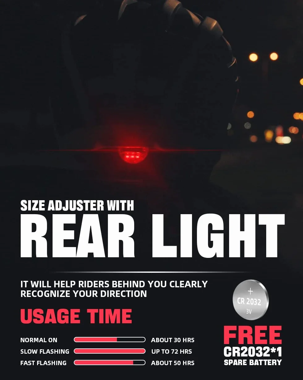 Victgoal, casco da bici per uomo e donna, con luce a LED, occhialini magnetici staccabili, visiera parasole rimovibile, casco da bicicletta da strada e montagna, misura regolabile, unisex, bianco