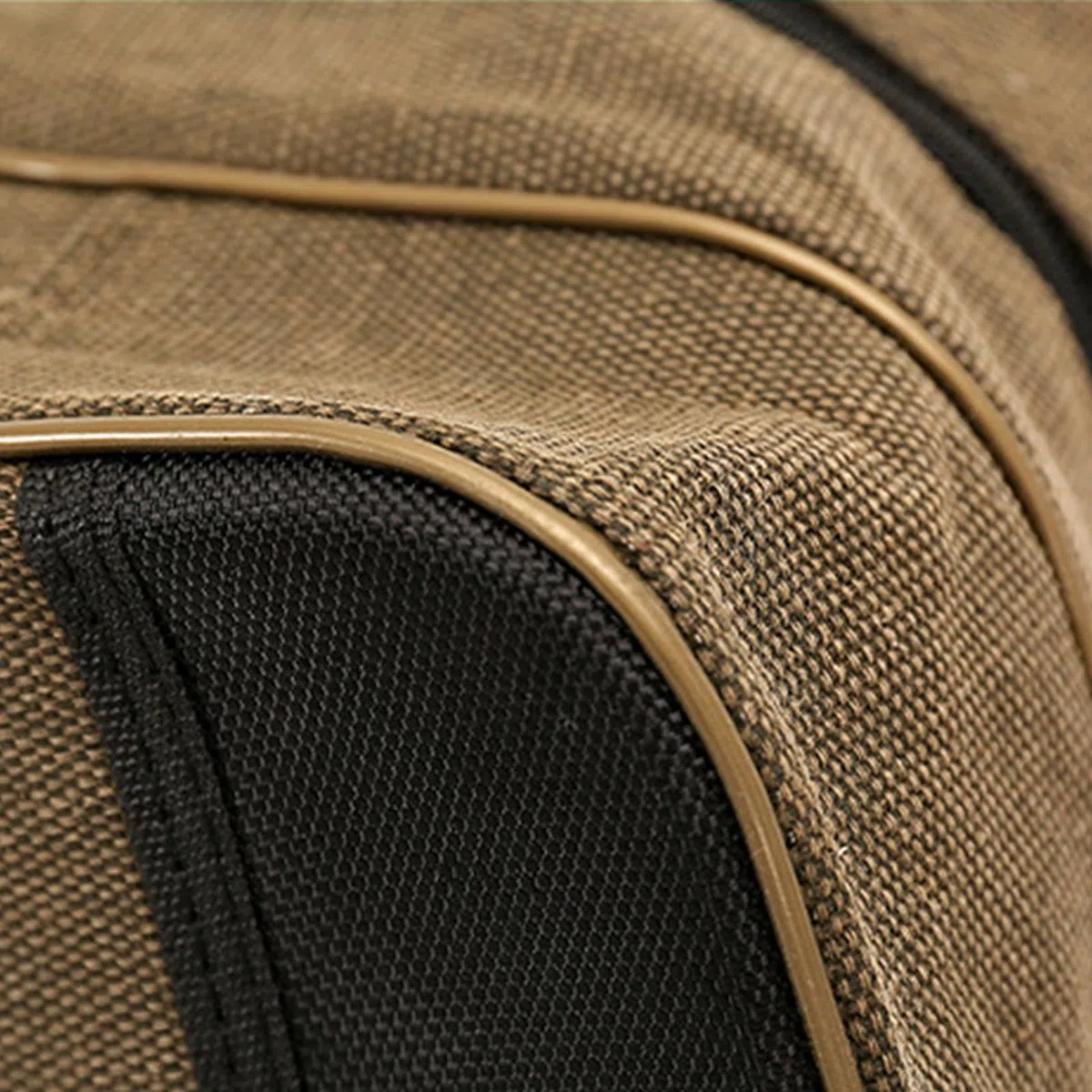 Borsa per canna da pesca - Organizzatore per cani da pesca impermeabile da | 39,37 pollici | per canna da pesca in tela kaki, supporto da pesca all'aperto per attrezzatura e attrezzatura da