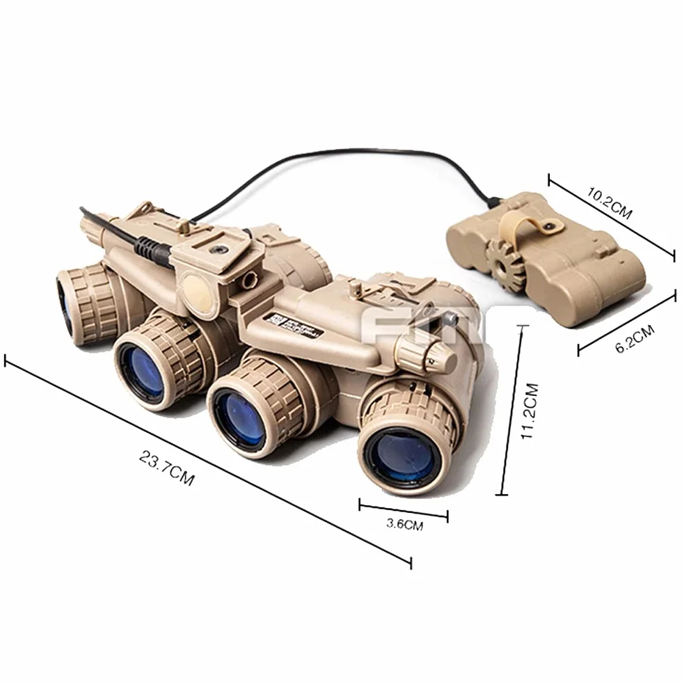 FMA Airsoft Caccia Tattico GPNVG 18 Visione Notturna Occhiali DUMMY NVG Modello Nessuna Funzione