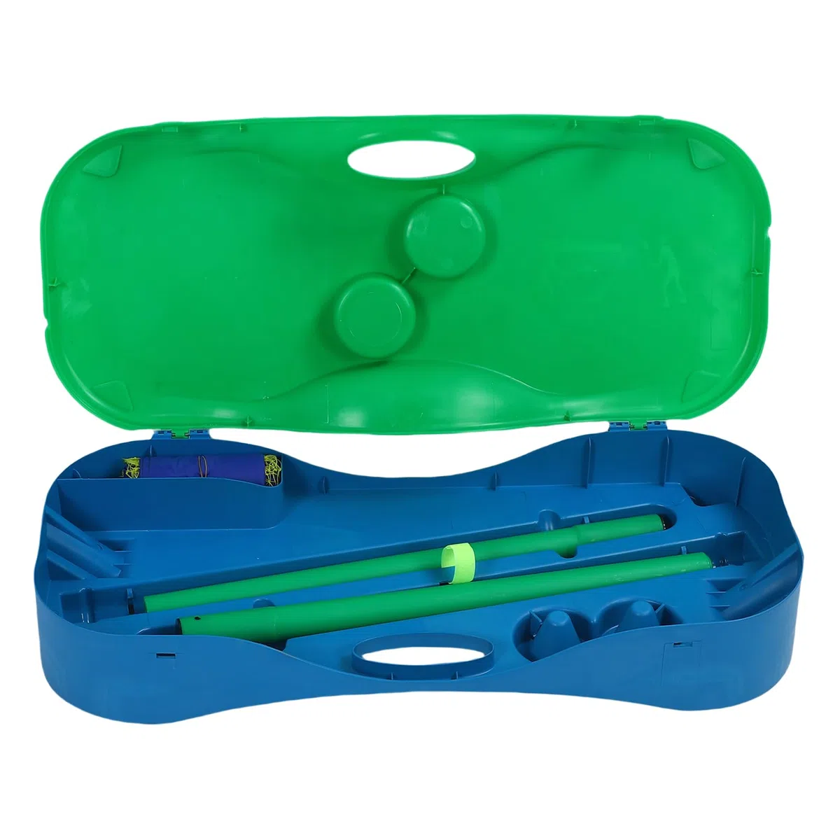 Alomejor Rete da Badminton portatile, robusta in polipropilene ABS per Tennis e Badminton, con base di stoccaggio per giochi al coperto e all'aperto