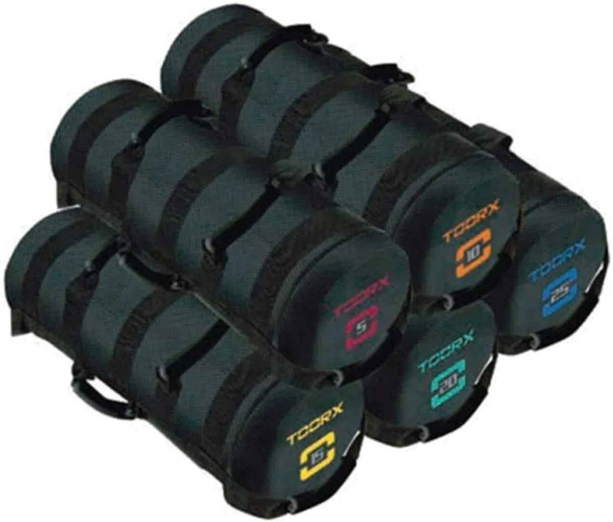 G5 HT SPORT Power Bag con 6 impugnature da 5/10/15/20/25 kg Unica per Migliorare Equilibrio, Forza, flessibilità, coordinazione e circolazione