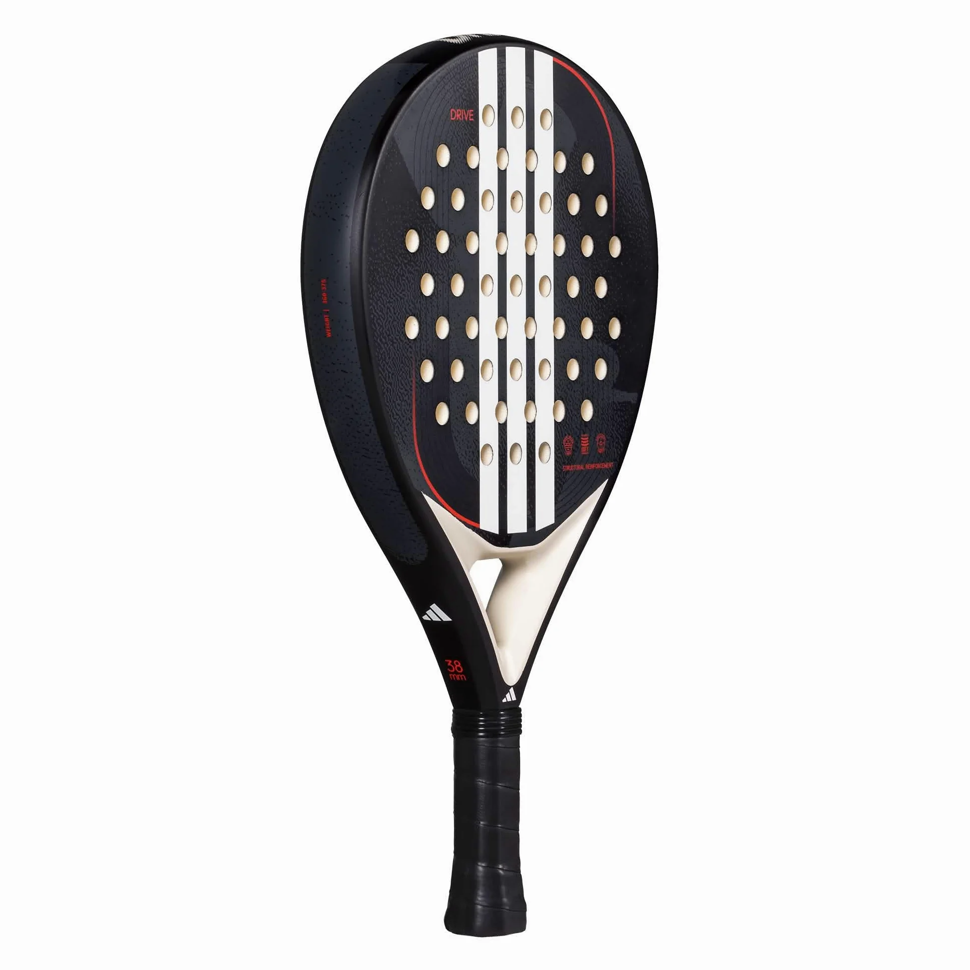 Adidas Drive Black 3.4 2025 - Racchetta da padel, taglia unica