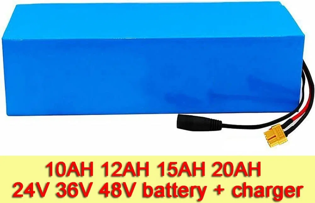 Batteria Per Bici Elettrica 24V 36V 48V- 12AH 15AH 20AH Batteria Con Caricabatterie Per Mountain Bike 36V,20AH