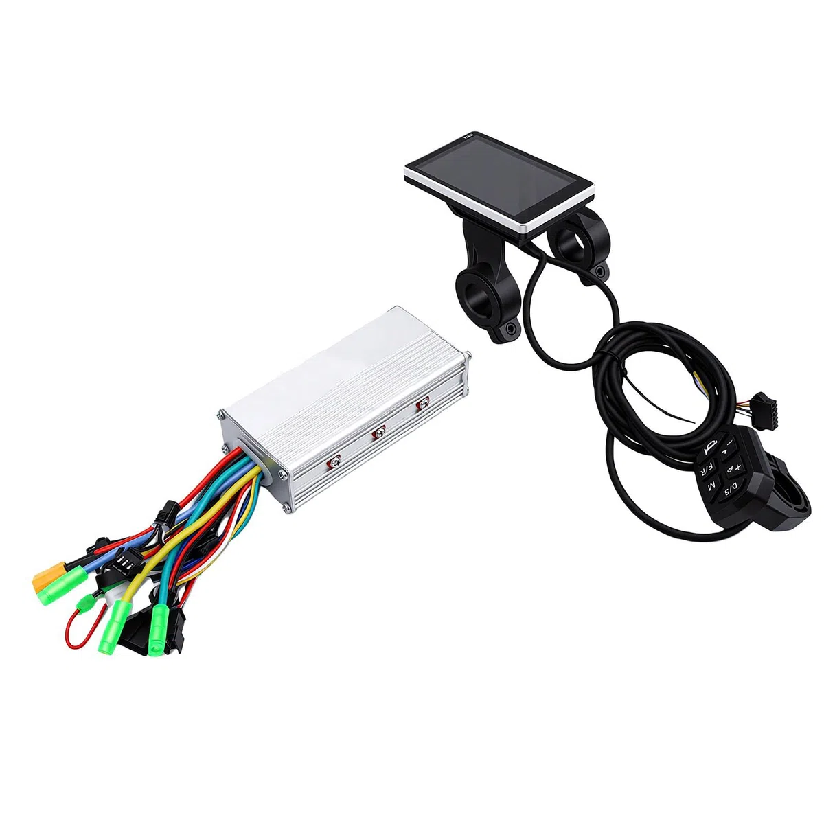 Generic Controller per Bici Elettrica Brushless da 500 W con Display LCD, funzionalità Avanzate e Protezione Intelligente Guida, Perfetto per Pendolari e Appassionati, Design Impermeabile