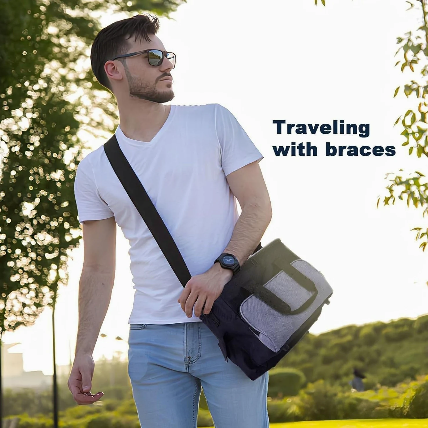 Borsa Frigo Portatile Da 15 Litri, Mini Borsa Frigo Da Viaggio, Plug-in DC Con Tracolla, Mantiene Il Cibo Fresco, Adatta For Auto, Camion, Camper, For Campeggio E Viaggi