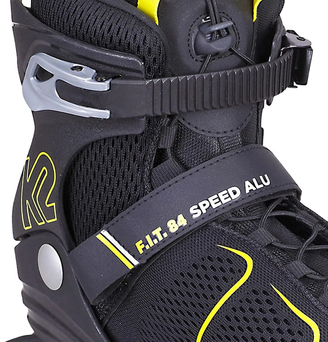 K2 F.I.T. 84 Speed Alu Inline Skate Black/Yellow