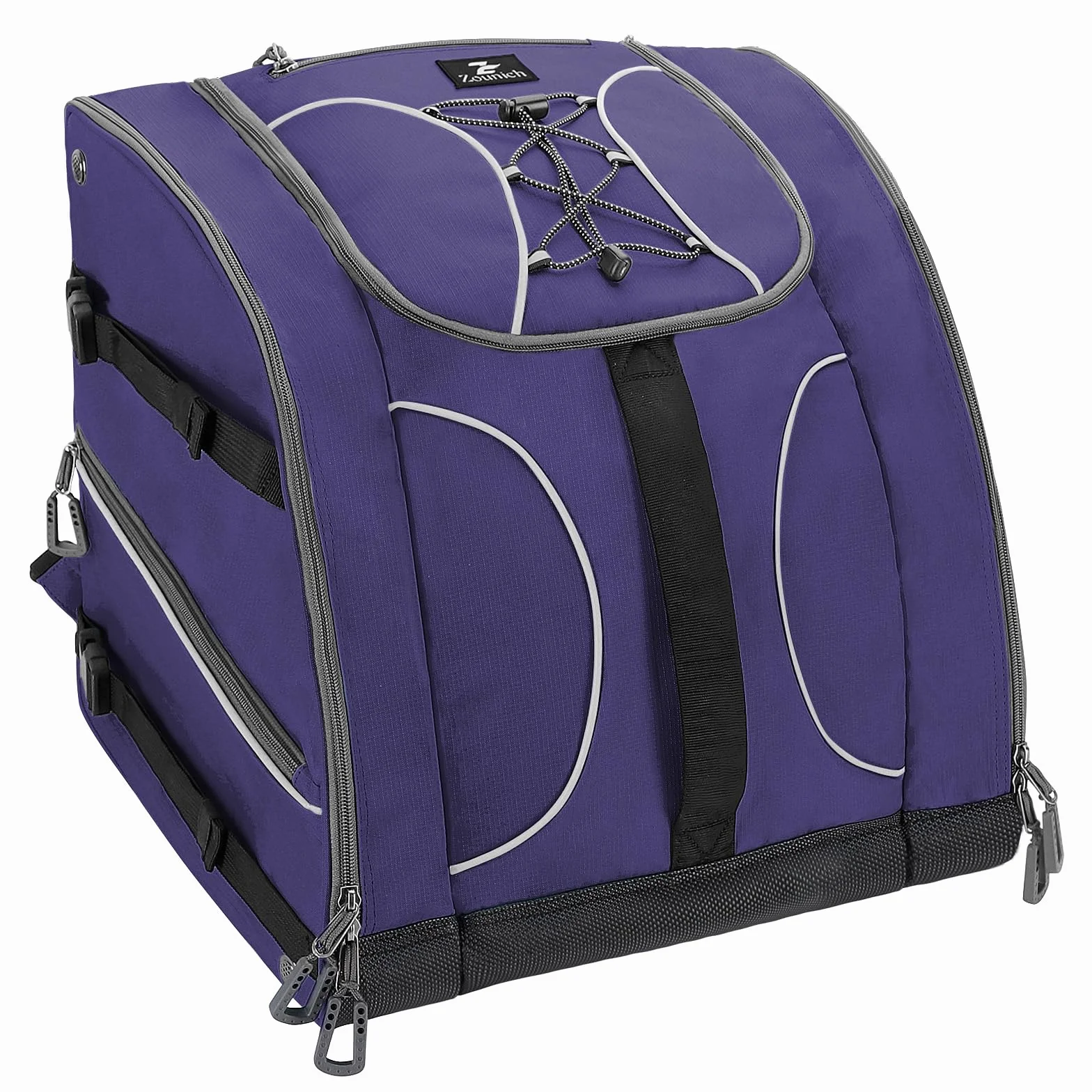 ZOUNICH Borse per Scarponi Sci, 55L Multifunzione Porta Scarponi Large Borsa Porta Scarponi sci con Scomparto per Casco Occhiali, Borsa da Sci,