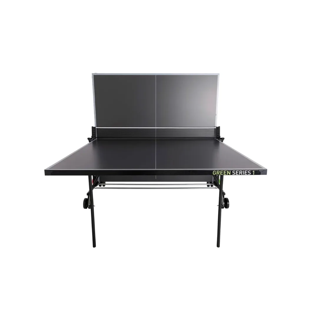 Kettler K1 - Tavolo da tennis da tavolo da esterno e interno, formato torneo, resistente ai graffi, in resina melamina 4 mm, resistente alle intemperie, pieghevole, prodotto in Germania