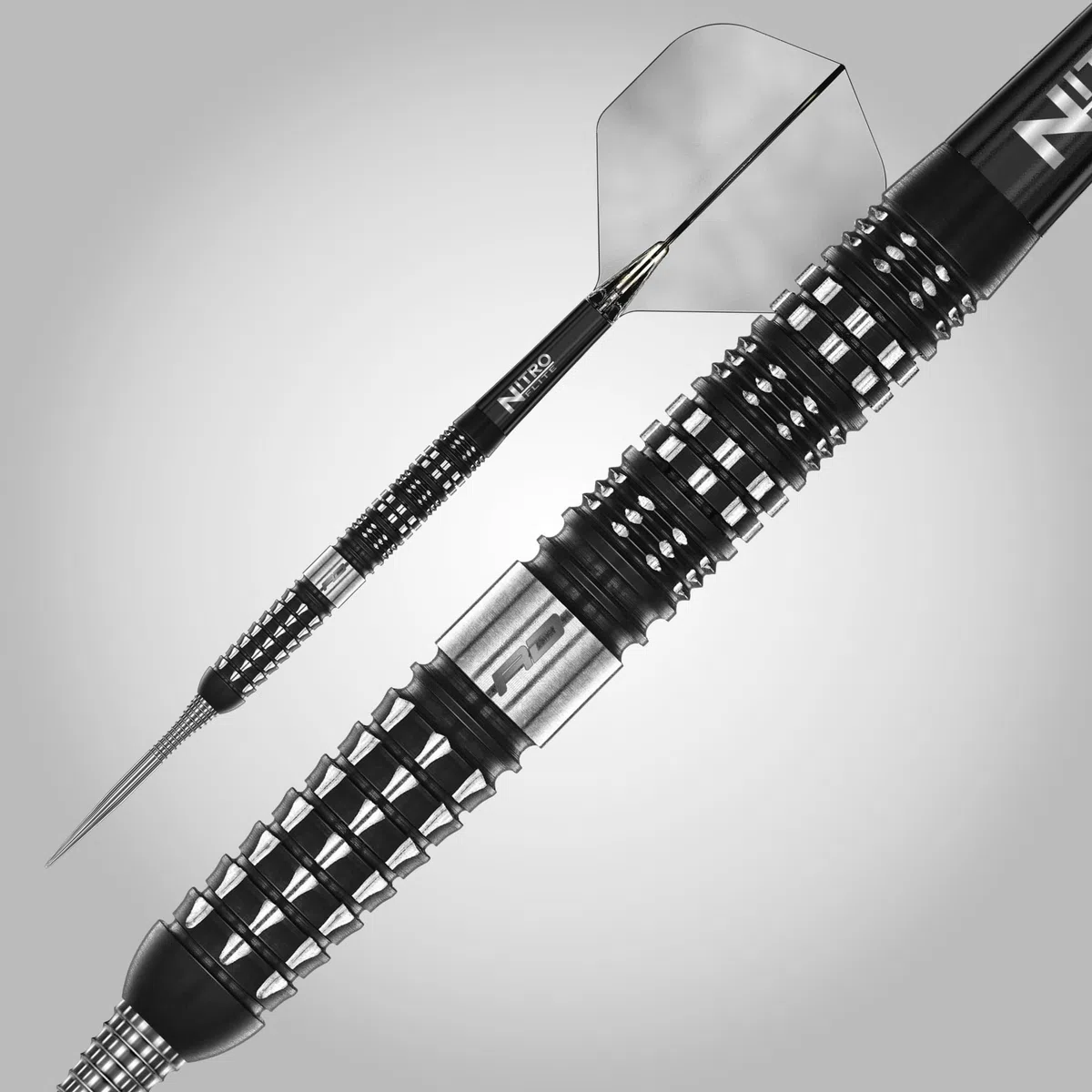 RED DRAGON Darts – Recon Series – Freccette professionali al 90% di tungsteno – Nitro Flite – Volo/pozzo integrato, freccette e fusti | Frecce in acciaio 21 g, 22 g, 23 g, 24 g e 25 g, punta morbida