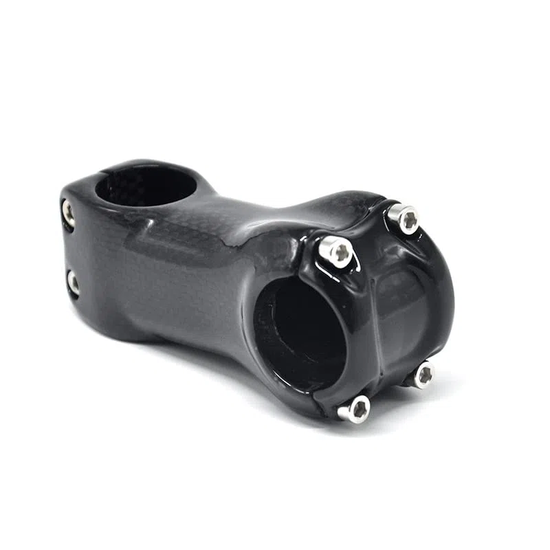 Attacco Manubrio Mtb Stelo da ciclismo 3K Gloss lucido full fibra di carbonio in fibra di carbonio 70-120mm Mtb. Supporto for manubrio for biciclette da strada Stams 6 ° Attacco Manubrio(17 angle x 90