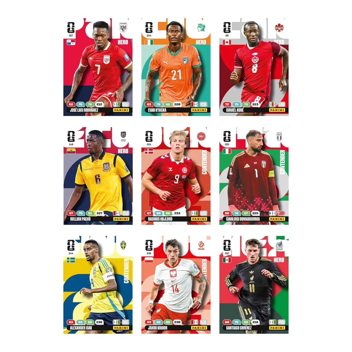 Panini Adrenalyn XL FIFA World Cup 2026 - Confezione da 10 carte da collezione ufficiali da calcio - Fat Box