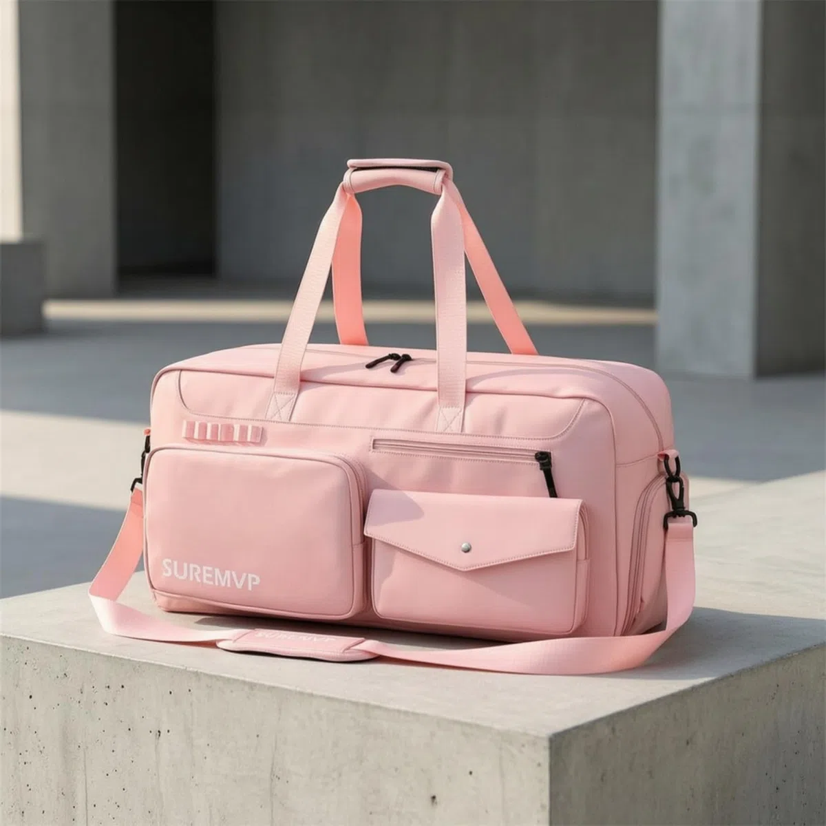 harayaa Borsa Porta Racchette Borsa Tennis Borsa Sportiva Custodia Attrezzatura Borsone Palestra con Tasca Scarpe Separata E Fodera Termica in Poliestere, Array, Bianco E Blu